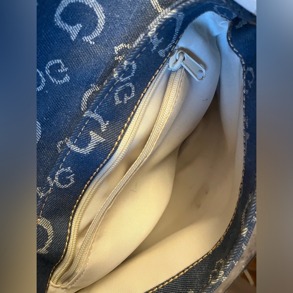 Guess Y2K Vintage Denim Monogram Small Bag - Picture 12 of 12